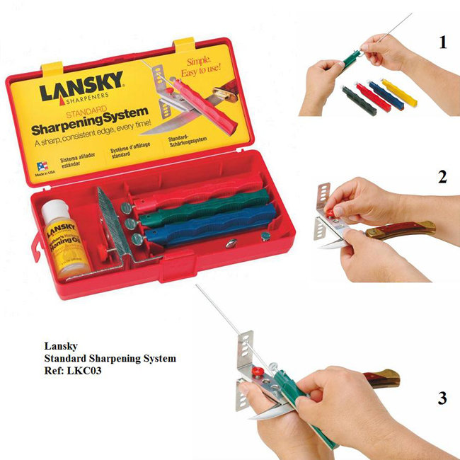 Точилка для ножей Lansky Deluxe Diamond Knife Sharpening System LNLKDMD